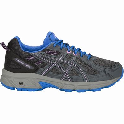 Asics Gel-Venture 6 GS - Lasten Polkujuoksukengät - Harmaat